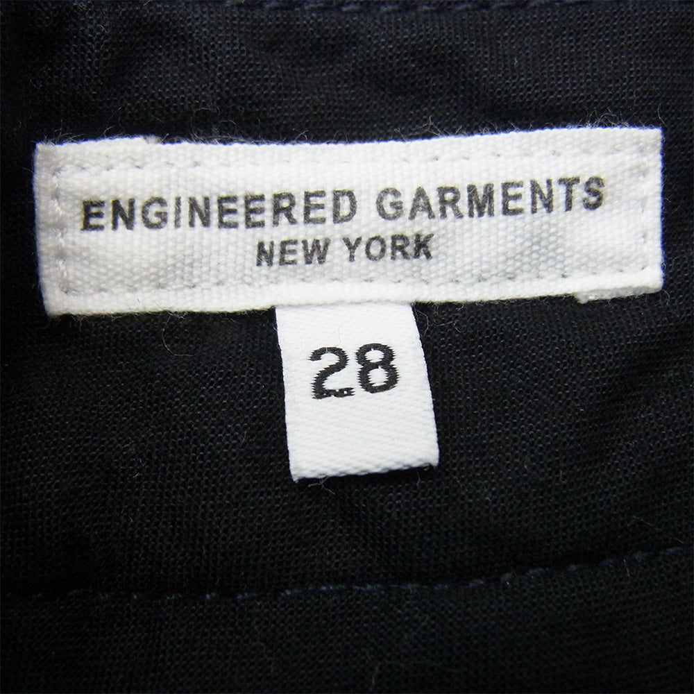 Engineered Garments エンジニアードガーメンツ ワーク ベイカー パンツ ネイビー W28 ダークネイビー系 28【中古】