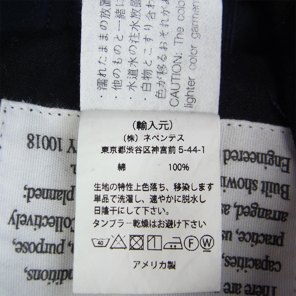 Engineered Garments エンジニアードガーメンツ ワーク ベイカー パンツ ネイビー W28 ダークネイビー系 28【中古】
