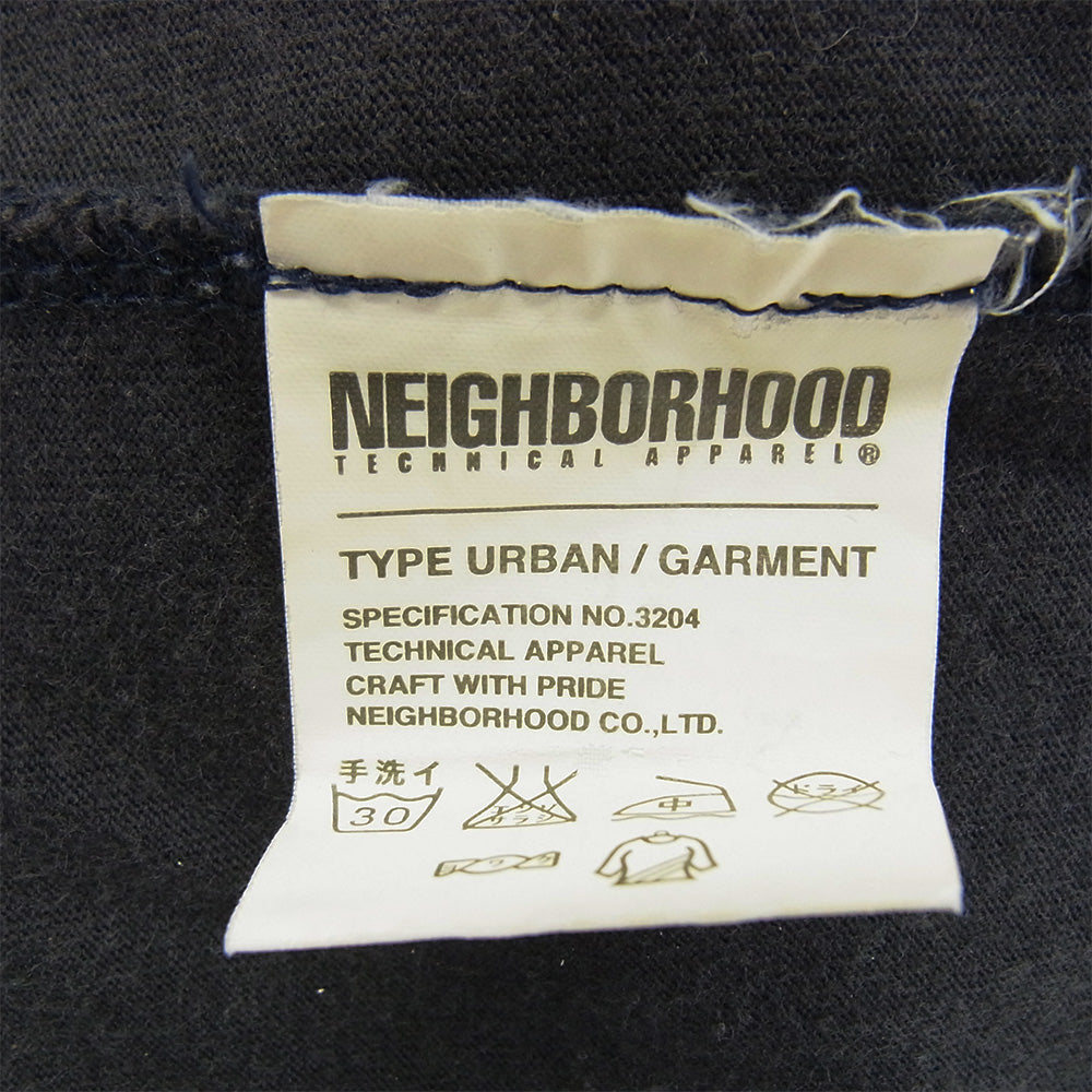 NEIGHBORHOOD ネイバーフッド CRAFT PRIDE スカル ウィング プリント ショートスリーブ 半袖 Tシャツ ブラック系 L【中古】