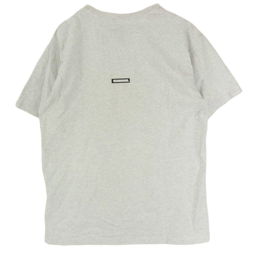 NEIGHBORHOOD ネイバーフッド 20SS 201PCNH-ST17 F&F C-TEE SS nbhd アラビアロゴプリント ショートスリーブ 半袖 Tシャツ グレー系 L【中古】