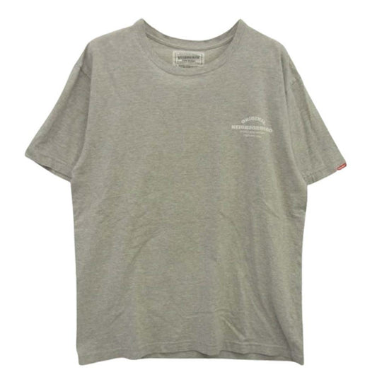 NEIGHBORHOOD ネイバーフッド ORIGINL NBHD プリント ショートスリーブ 半袖 Tシャツ グレー系 L【中古】