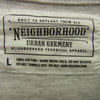 NEIGHBORHOOD ネイバーフッド ORIGINL NBHD プリント ショートスリーブ 半袖 Tシャツ グレー系 L【中古】