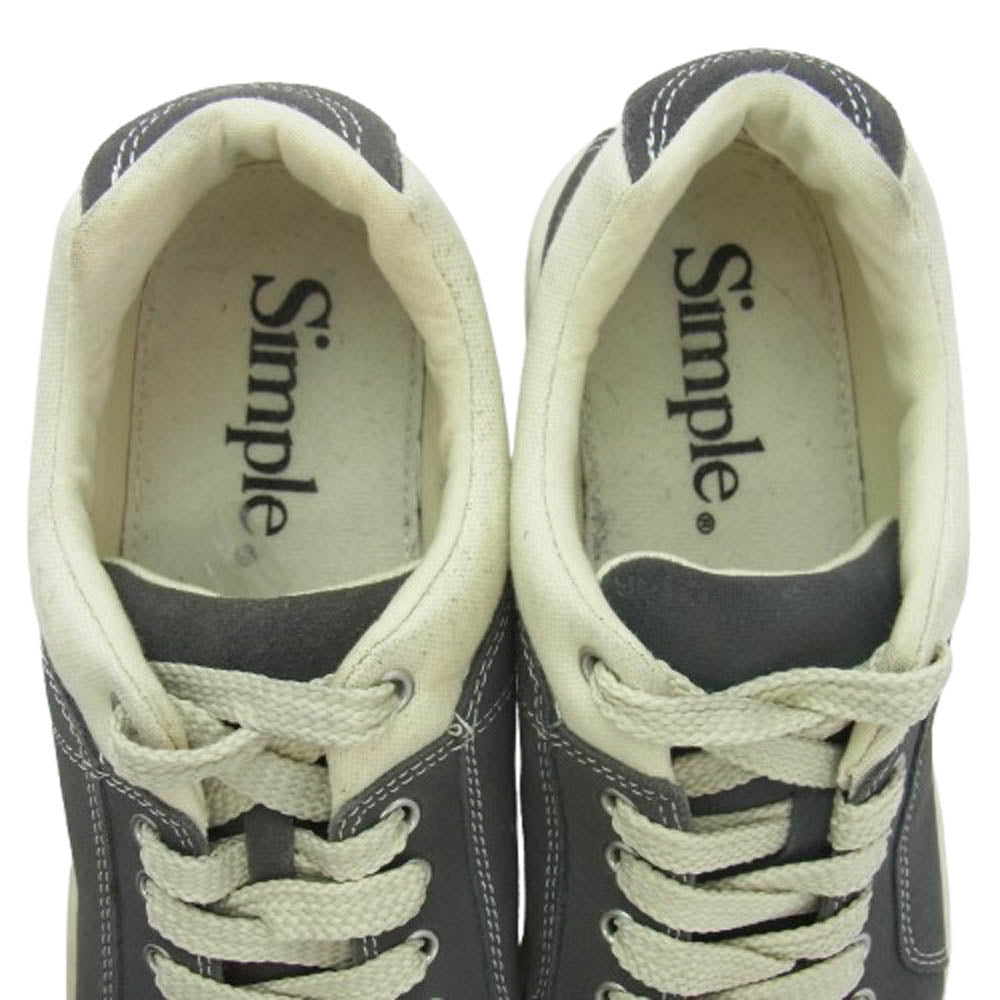 シンプル O.S.Sneaker オーエス スニーカー グレー系 10M【中古】