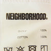 NEIGHBORHOOD ネイバーフッド SRL アイコンマーク メッセージ プリント ショートスリーブ 半袖 Tシャツ ホワイト系 L【中古】