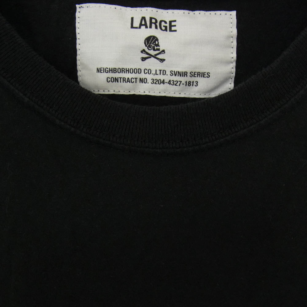 NEIGHBORHOOD ネイバーフッド BAR & SHIELD/C-TEE.SS ショートスリーブ 半袖 Tシャツ ブラック系 L【中古】