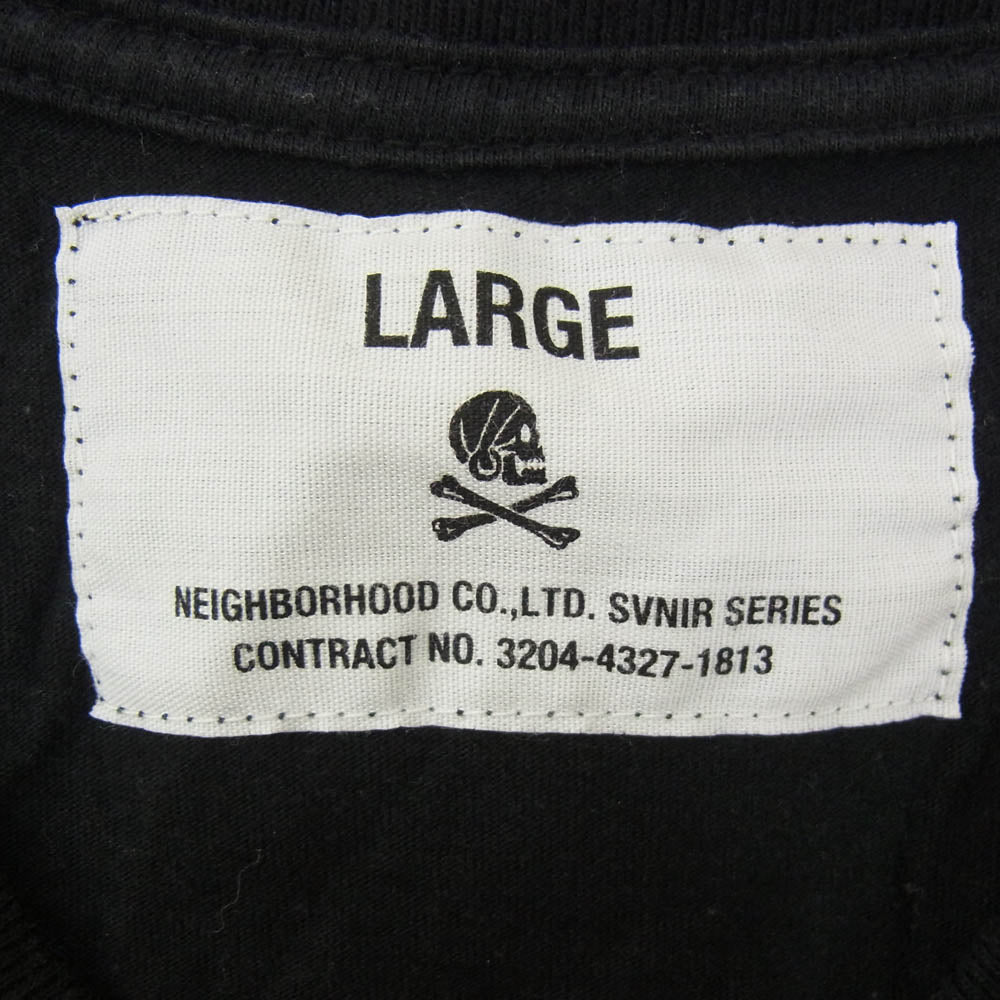 NEIGHBORHOOD ネイバーフッド BAR & SHIELD/C-TEE.SS ショートスリーブ 半袖 Tシャツ ブラック系 L【中古】