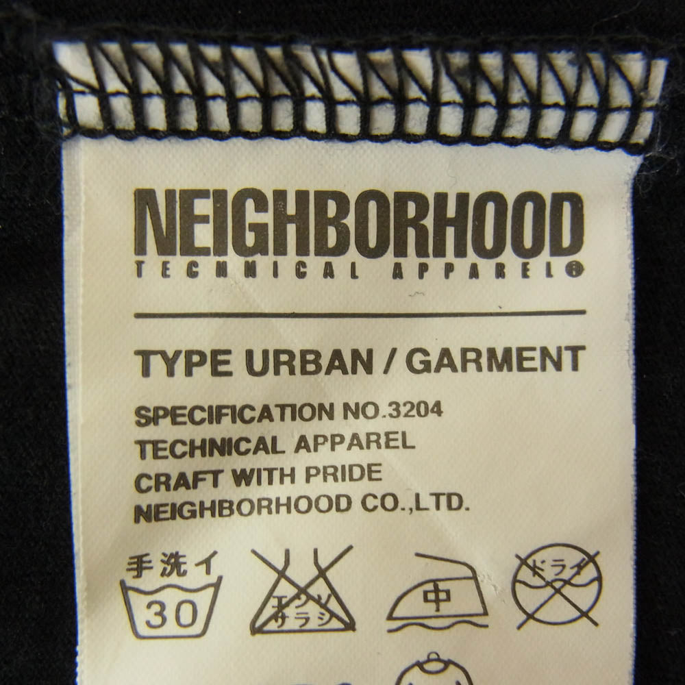 NEIGHBORHOOD ネイバーフッド BAR & SHIELD/C-TEE.SS ショートスリーブ 半袖 Tシャツ ブラック系 L【中古】