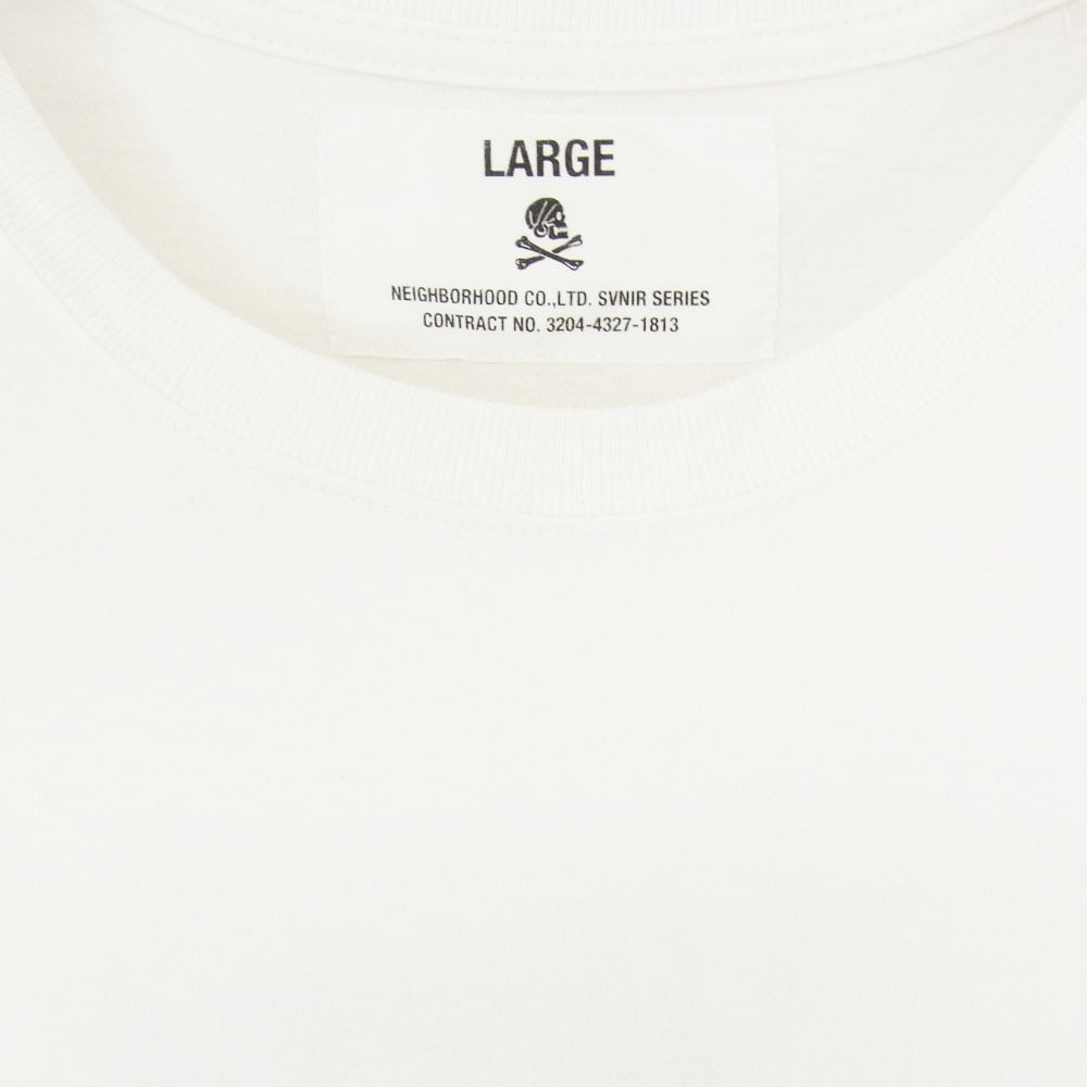 NEIGHBORHOOD ネイバーフッド BAR & SHIELD/C-TEE.SS ショートスリーブ 半袖 Tシャツ ホワイト系 L【中古】