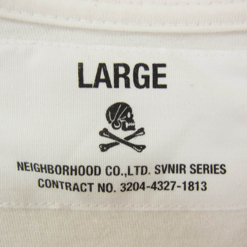 NEIGHBORHOOD ネイバーフッド BAR & SHIELD/C-TEE.SS ショートスリーブ 半袖 Tシャツ ホワイト系 L【中古】