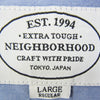 NEIGHBORHOOD ネイバーフッド 16AW 162MYNH-SHM01 CLASSIC WHITE C-SHIRT LS 刺繍 長袖 シャツ ブルー系 L【中古】