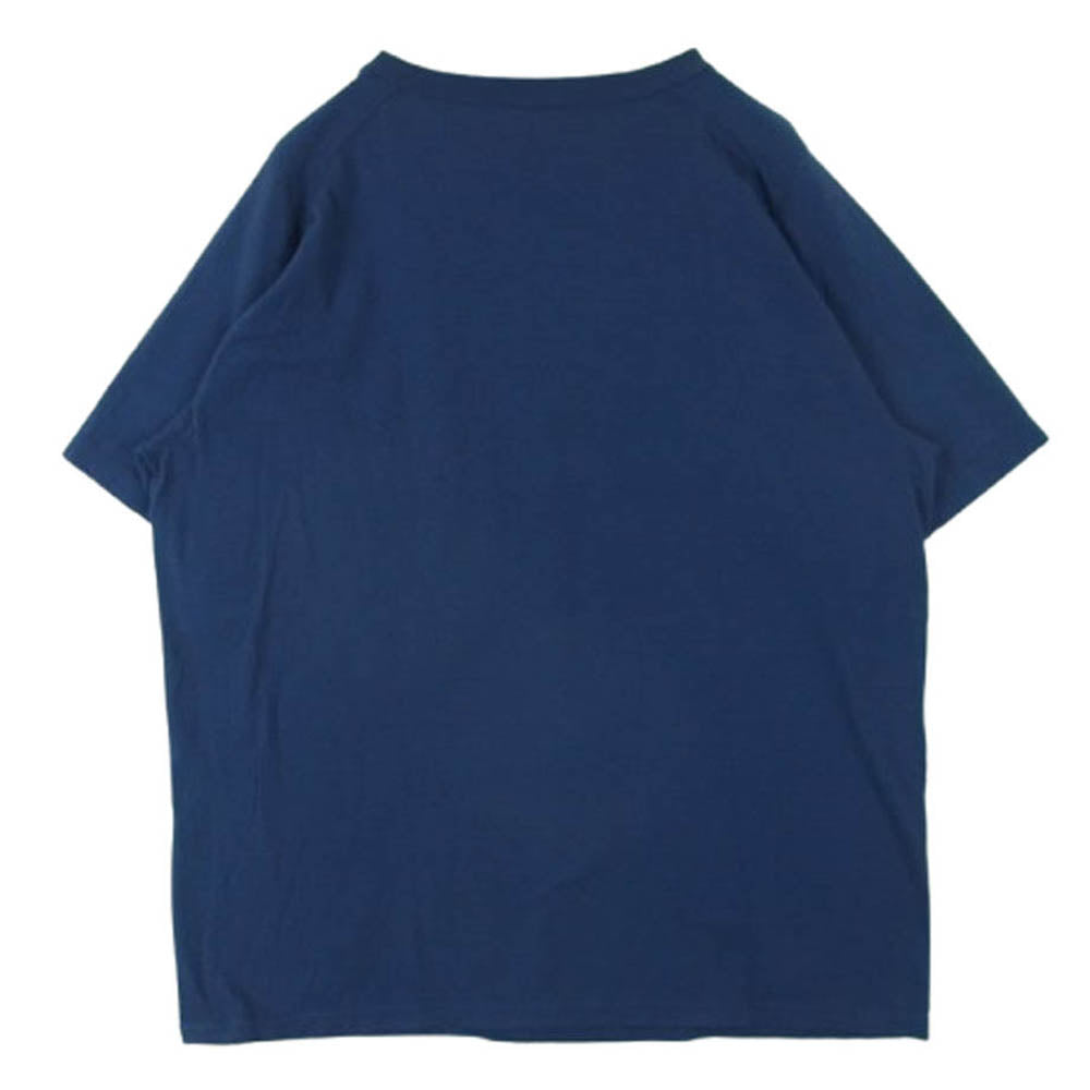 Nigel Cabourn ナイジェルケーボン 8040-00-21020 NEW BASIC T-SHIRT ベーシック ポケット 半袖 Tシャツ ネイビー系 52【中古】