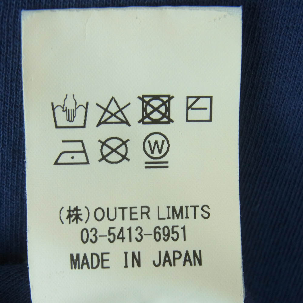 Nigel Cabourn ナイジェルケーボン 8040-00-21020 NEW BASIC T-SHIRT ベーシック ポケット 半袖 Tシャツ ネイビー系 52【中古】