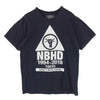 NEIGHBORHOOD ネイバーフッド 18SS NBHD / CTEE.SS ロゴプリント ショートスリーブ 半袖 Tシャツ ダークネイビー系 L【中古】
