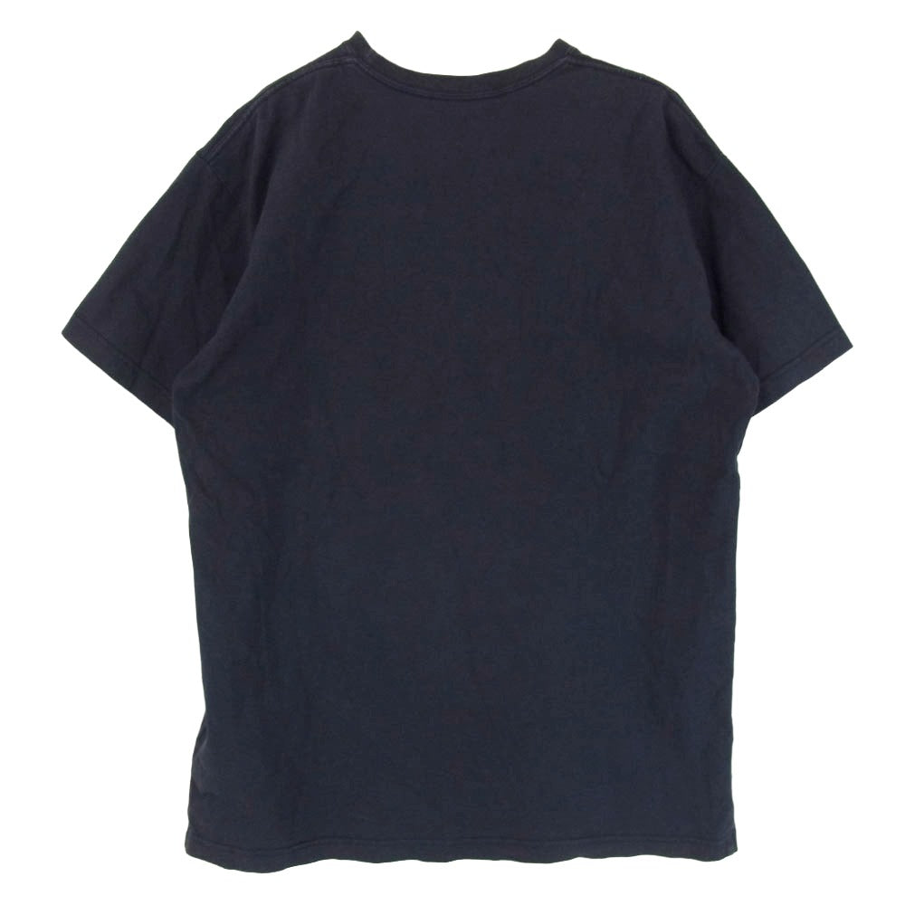 NEIGHBORHOOD ネイバーフッド 18SS NBHD / CTEE.SS ロゴプリント ショートスリーブ 半袖 Tシャツ ダークネイビー系 L【中古】