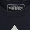 NEIGHBORHOOD ネイバーフッド 18SS NBHD / CTEE.SS ロゴプリント ショートスリーブ 半袖 Tシャツ ダークネイビー系 L【中古】