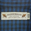NEIGHBORHOOD ネイバーフッド 15SS 151BENH-SHM01 DEAD WOOD /C-SHIRT L.S コットン ウェスタン チェック 長袖 シャツ グレー系 ブルー系 L【中古】