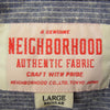 NEIGHBORHOOD ネイバーフッド 14SS 142BENH-SHM02 CLASSIC STRIPE / C-SHIRT .LS 長袖 シャツ ネイビー系 L【中古】