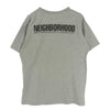 NEIGHBORHOOD ネイバーフッド SRL アイコンマーク バック ロゴプリント ショートスリーブ 半袖 Tシャツ グレー系 L【中古】