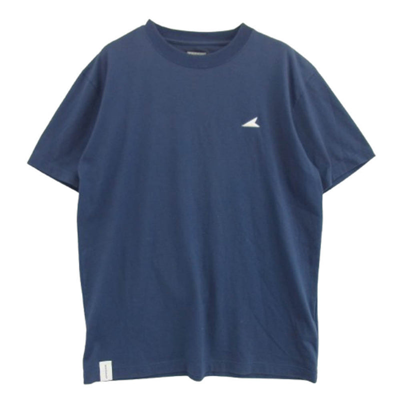DESCENDANT ディセンダント ワンポイント 刺繍 ショートスリーブ 半袖 Tシャツ ネイビー系 3【中古】