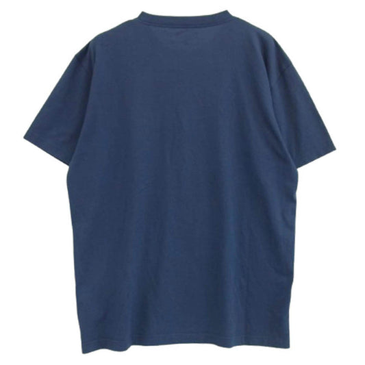 DESCENDANT ディセンダント ワンポイント 刺繍 ショートスリーブ 半袖 Tシャツ ネイビー系 3【中古】