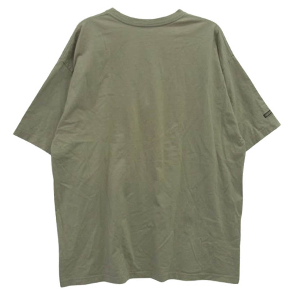 NEIGHBORHOOD ネイバーフッド 22SS 221PCNH-ST14 NH-14 / C-TEE.SS It's only a bad day, not a bad life. クルーネック ショートスリーブ 半袖 Tシャツ カーキ系 L【中古】