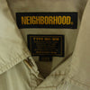 NEIGHBORHOOD ネイバーフッド 16SS 161SPNH-SHM03 TYPE NH - MM ロゴ プリント 長袖 シャツ ベージュ系 L【中古】