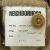 NEIGHBORHOOD ネイバーフッド 16SS 161SPNH-SHM03 TYPE NH - MM ロゴ プリント 長袖 シャツ ベージュ系 L【中古】