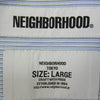 NEIGHBORHOOD ネイバーフッド 20SS 201BENH-SHM04 DESIGN-2 / C-SHIRT . LS 長袖 ストライプ シャツ ライトブルー系 L【中古】