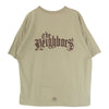NEIGHBORHOOD ネイバーフッド 22SS 221PCNH-ST02 NH-2/C-TEE .SS THE NEIGHBORS ロゴプリント クルーネック ショートスリーブ 半袖 Tシャツ ベージュ系 L【中古】