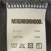 NEIGHBORHOOD ネイバーフッド 23SS 231PCNH-ST04 NH.TEE SS-4 TECHNICAL APPAREL TOKYO JAPAN ロゴプリント クルーネック ショートスリーブ 半袖 Tシャツ チャコール系 L【中古】
