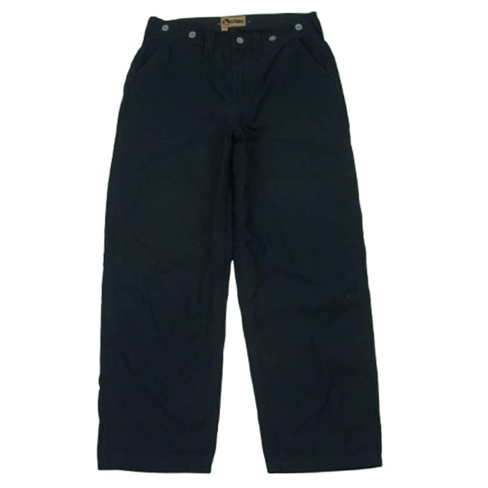 Nigel Cabourn ナイジェルケーボン 8037-13-50030 LYBRO BASIC MILITARY PANTS ダブルニー ベーシック ミリタリー パンツ ダークネイビー系 32【中古】