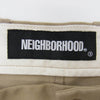 NEIGHBORHOOD ネイバーフッド 20SS 202AQNH-PTM03 TUCK/CE-PT COOLMAX ALL SEASON TECHNOLOGY仕様 タック コットンツイル チノスラックスパンツ ベージュ系 M【中古】