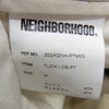 NEIGHBORHOOD ネイバーフッド 20SS 202AQNH-PTM03 TUCK/CE-PT COOLMAX ALL SEASON TECHNOLOGY仕様 タック コットンツイル チノスラックスパンツ ベージュ系 M【中古】