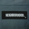 NEIGHBORHOOD ネイバーフッド 21SS 211TSNH-SHM02 CLASSIC WORK/C-SHIRT.SS クラシック ワーク シャツ ロゴプリント ショートスリーブ 半袖 シャツ グレー系 L【中古】