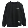 NEIGHBORHOOD ネイバーフッド 23AW 232TSNH-SHM08 PULLOVER SHIRT LS プルオーバー シャツ ロゴプリント エルボーパッチ付 ロングスリーブ スウェット カットソー ブラック系 L【中古】