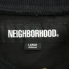 NEIGHBORHOOD ネイバーフッド 23AW 232TSNH-SHM08 PULLOVER SHIRT LS プルオーバー シャツ ロゴプリント エルボーパッチ付 ロングスリーブ スウェット カットソー ブラック系 L【中古】