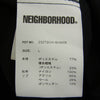 NEIGHBORHOOD ネイバーフッド 23AW 232TSNH-SHM08 PULLOVER SHIRT LS プルオーバー シャツ ロゴプリント エルボーパッチ付 ロングスリーブ スウェット カットソー ブラック系 L【中古】