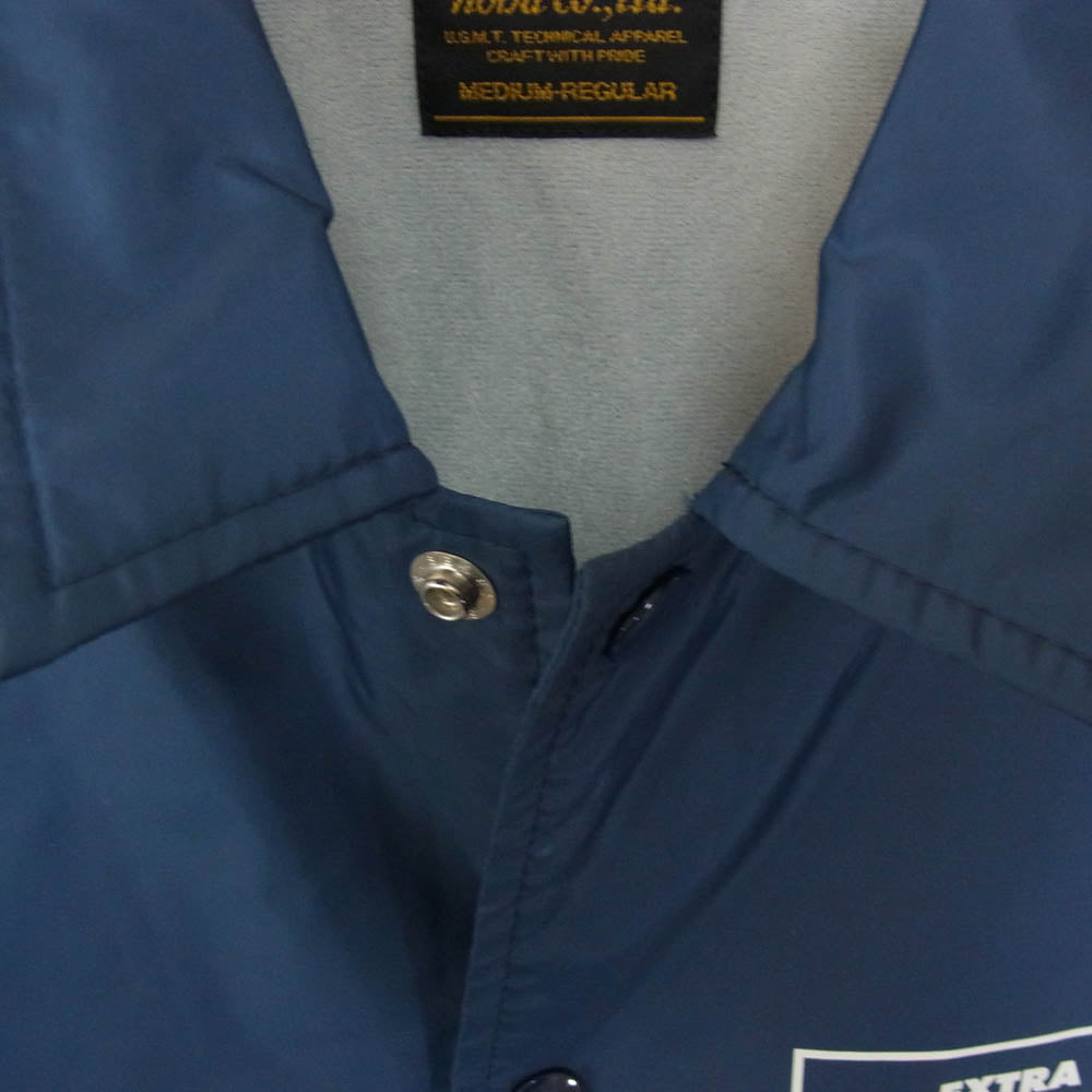 NEIGHBORHOOD ネイバーフッド 14AW 141SNH-JKM03 BROOKS / N-JKT ブロークス ナイロン コーチ ジャケット ネイビー系 M【中古】