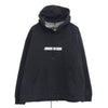 NEIGHBORHOOD ネイバーフッド 20AW 202FPNH-CSM04 NYCO / NC-HOODED 反転ロゴ プリント クルーネック スウェット ブラック系 L【中古】