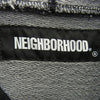 NEIGHBORHOOD ネイバーフッド 20AW 202FPNH-CSM04 NYCO / NC-HOODED 反転ロゴ プリント クルーネック スウェット ブラック系 L【中古】