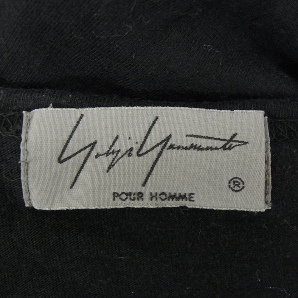 Yohji Yamamoto ヨウジヤマモト 18AW HV-T12-073 丸首 半袖 裸女 プリント Tシャツ ブラック系 3【中古】