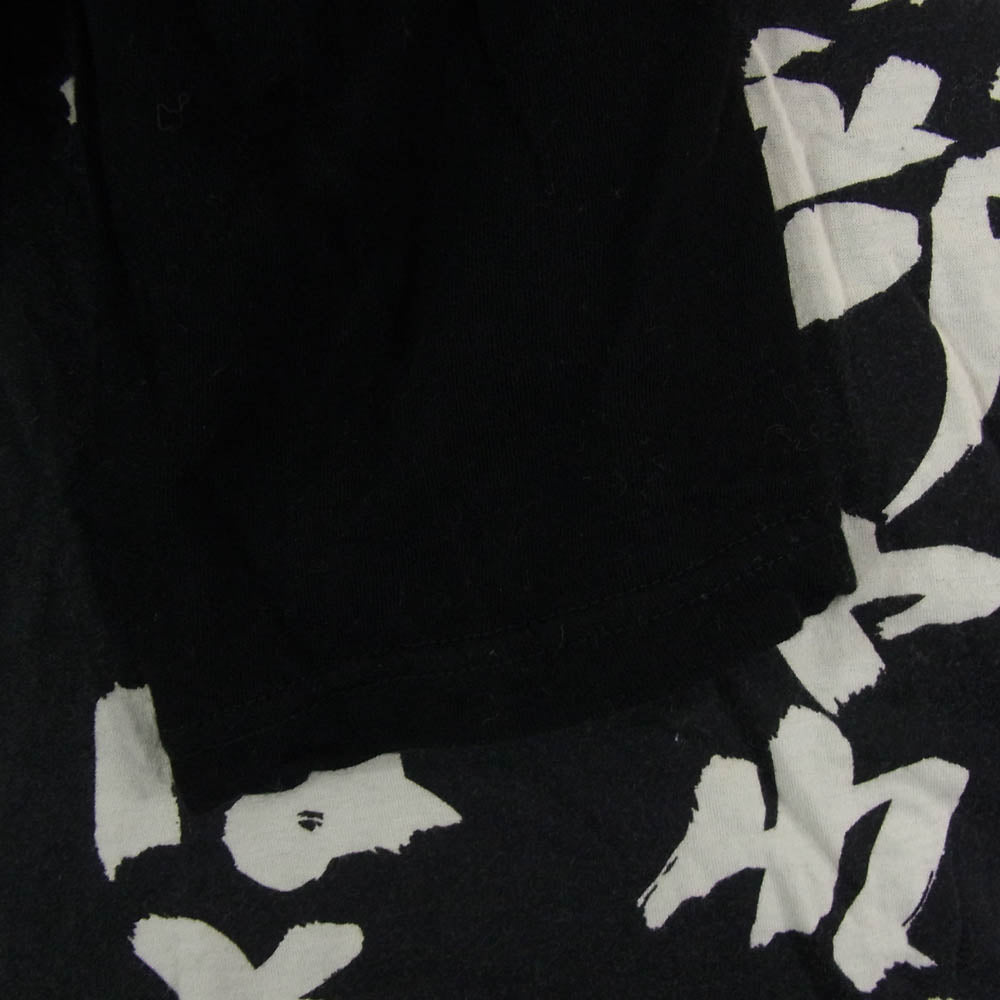 Yohji Yamamoto ヨウジヤマモト 19SS HH-T74-088 Sewing Message Long Sleeve Tee 長袖 Tシャツ ブラック系 3【中古】