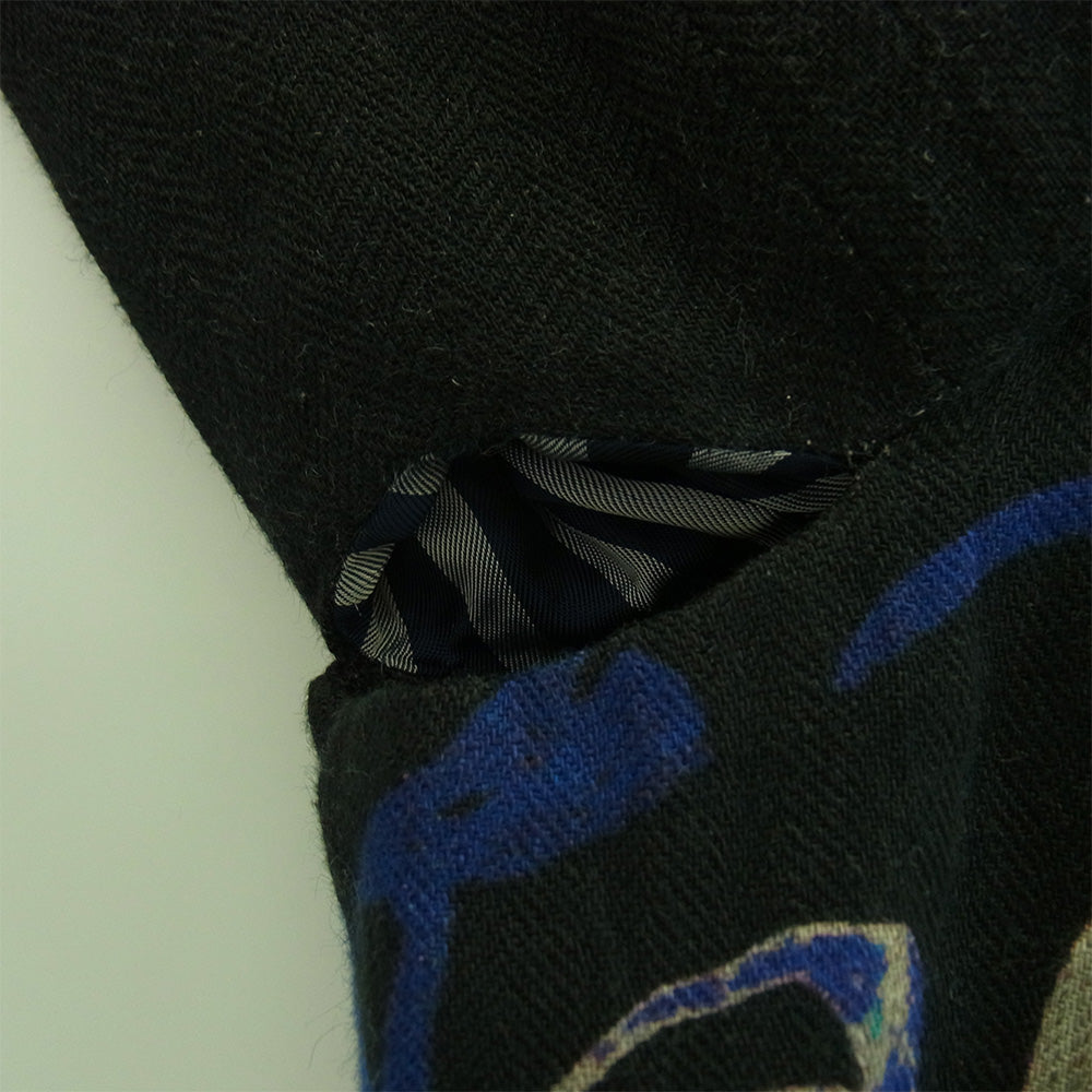 Yohji Yamamoto ヨウジヤマモト 20SS HN-J69-313 朝倉優佳 右身柄JKT テーラード ジャケット ブラック系 2【中古】