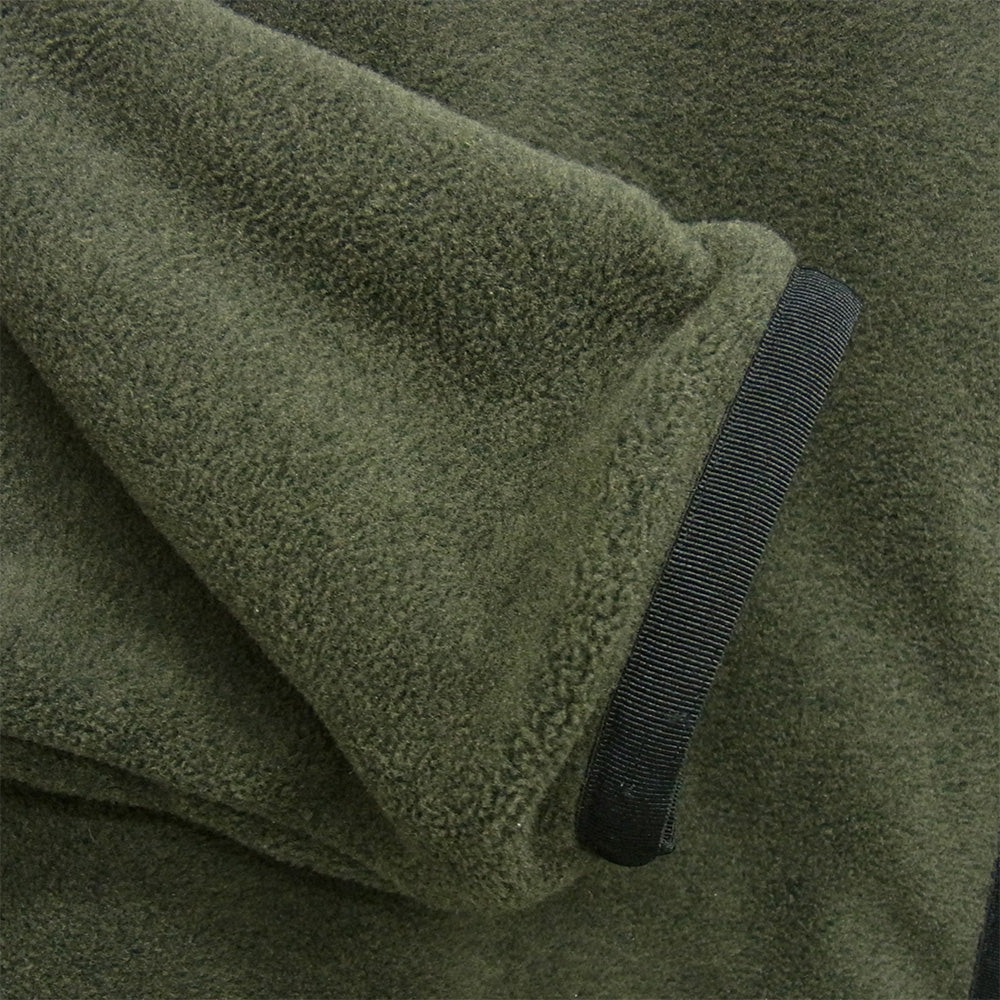 MARGARET HOWELL マーガレットハウエル MIZUNO ミズノ 579-4254003 MICRO FLEECE マイクロフリース ジップジャケット カーキ系 ブラック系 M【中古】