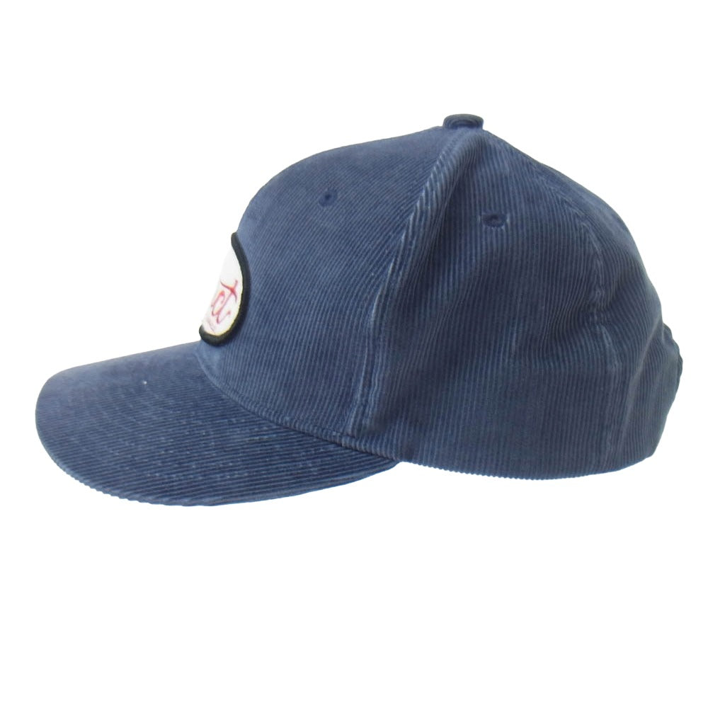 CLUCT クラクト コーデュロイ ワーク キャップ ネイビー系【中古】