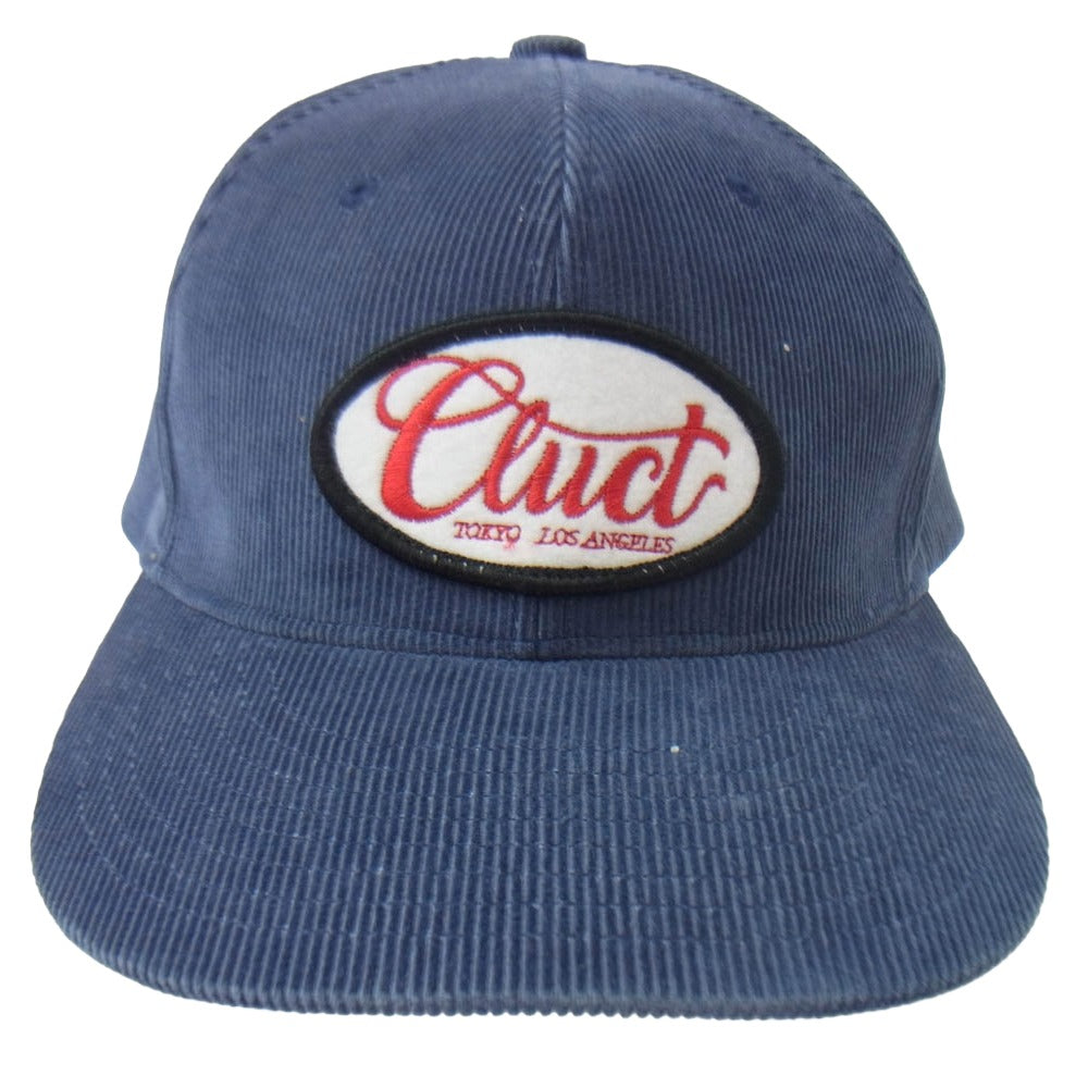 CLUCT クラクト コーデュロイ ワーク キャップ ネイビー系【中古】