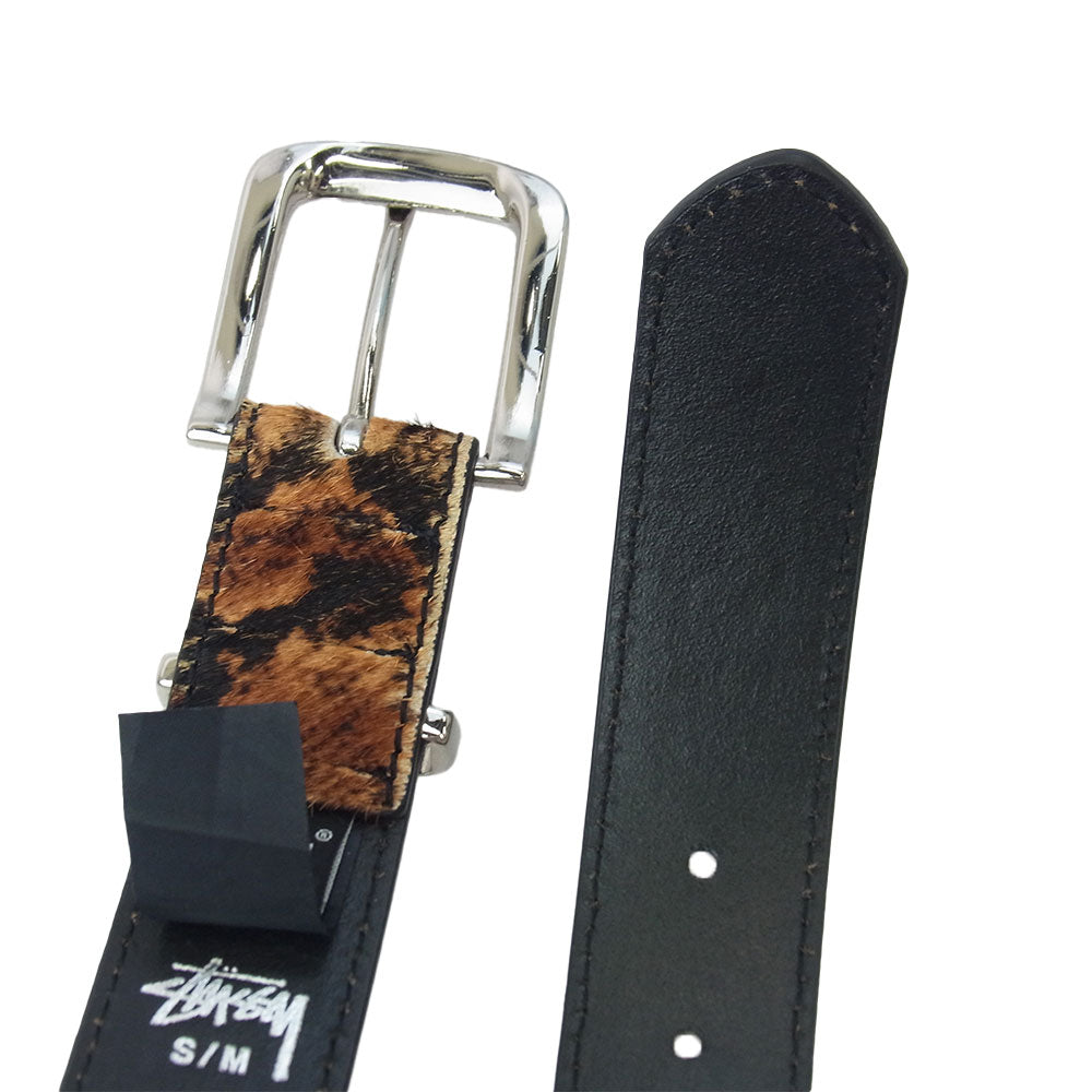 STUSSY ステューシー 135183 ANIMAL PRINT DRESS BELT PYTHON アニマル