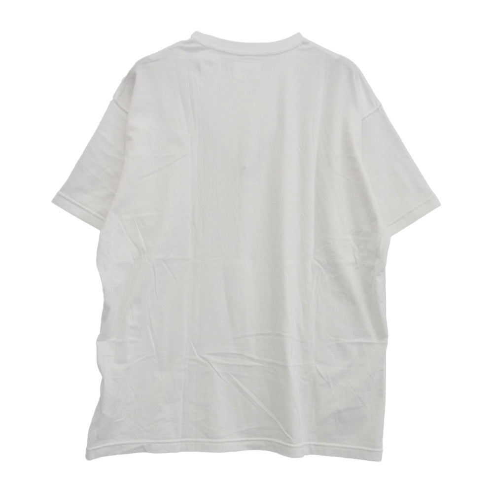 WTAPS ダブルタップス 23SS 231ATDT-CSM33 WTVUA / SS / COTTON wtvua ネックロゴ 刺繍 半袖 Ｔシャツ ホワイト ホワイト系 03【中古】