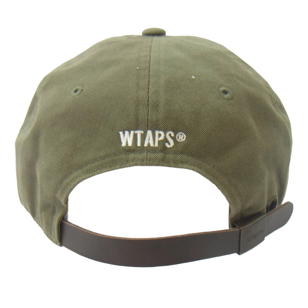 WTAPS ダブルタップス 20SS 201HCDT-HT08 T-6H 03/CAP.COTTON.TWILL ロゴ刺繍 キャップ カーキ系【中古】