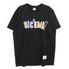 Supreme シュプリーム × WTAPS SIC'EM!! ダブルタップス ロゴプリント 半袖 Tシャツ ブラック系 L【新古品】【未使用】【中古】